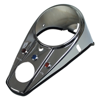 Picture of V-FACTOR INSTRUMENT PANEL COVER 3 LIGHT STYLE FOR FAT BOB GAS TANK