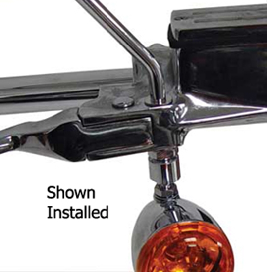 MIDUSA Motorcycle Parts. FRONT TURN SIGNAL MOUNT KIT FOR BIG TWIN