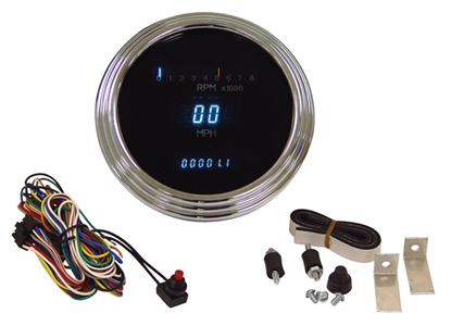 Picture of V-FACTOR DIGITAL SPEEDOMETER/TACHOMETER FOR TANK MOUNTED DASH