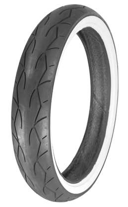 Picture of VEE RUBBER TWIN VRM-302 SERIES WHITE SIDEWALL TIRE