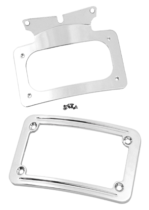 Picture of V-FACTOR CURVED LICENSE PLATE FRAMES FOR TOURING MODELS