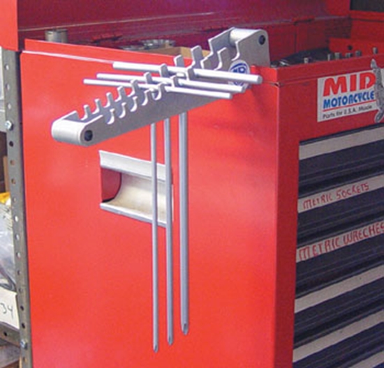 MID-USA Motorcycle Parts. T-HANDLE TOOL RACK FOR TOOL BOX
