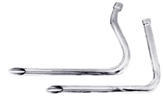 Paughco 90091 Classic Drag Pipe Exhaust Set For Pan head 