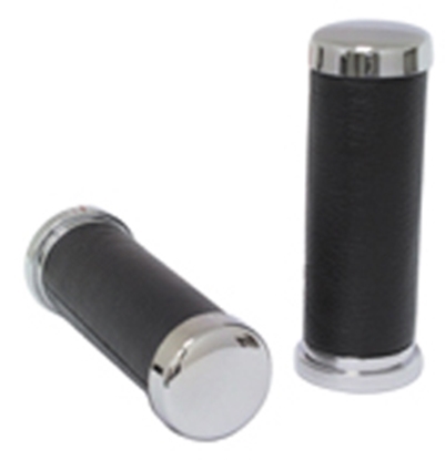 Picture of V-FACTOR LEATHER COVERED HANDLEBAR GRIP SET