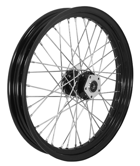 Picture of COMPLETE 23" FRONT 40 SPOKE WHEELS FOR BIG TWIN
