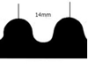 Picture of REPLACEMENT PRIMARY BELTS FOR BIG TWIN