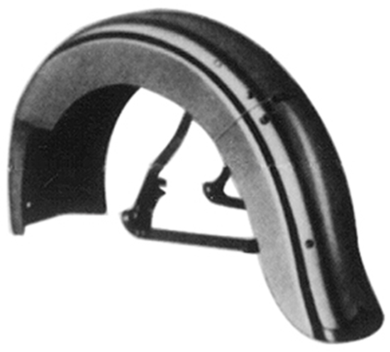 Picture of V-FACTOR OE STYLE RIGID REAR FENDER FOR BIG  TWIN