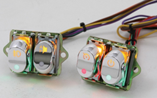 MID-USA Motorcycle Parts. V-FACTOR FAIRING ROCKER SWITCH KITS