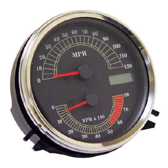 Picture of V-FACTOR ELECTRONIC SPEEDOMETER WITH TACHOMETER FOR BIG TWIN
