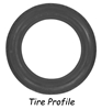 Picture of VEE RUBBER VRM-393 SERIES BLACK SIDEWALL TIRES