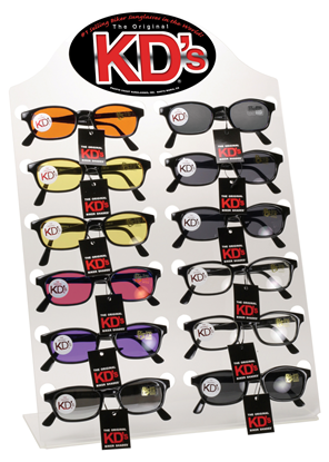Picture of KD SUNGLASS - COUNTER DISPLAY HOLDS 12 PAIR OF KD'S