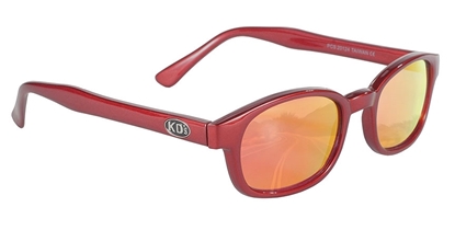 Picture of KD SUNGLASS FIRE RED FRAME/ RED MIRROR LENS