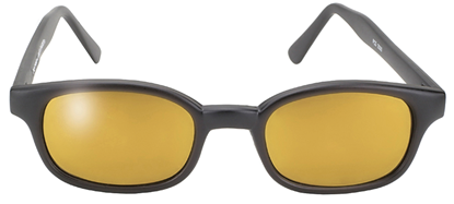 Picture of KD SUNGLASS GOLD MIRROR MATTE BLACK FRAME