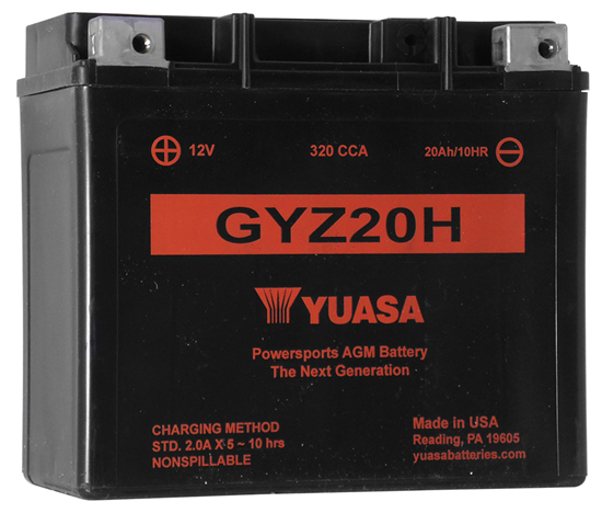 Picture of MAINTENANCE FREE BATTERY FOR 12 VOLT MODELS - GYZ20H - 320 CCA