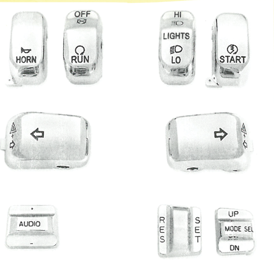 Picture of CHROME SWITCH CAP KIT
