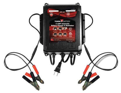 Picture of BATTERY CHARGER/MAINTAINER 6/12V, DUAL BANK,2 AMP YUA2AMPCH, CHARGE 2 AT ONCE