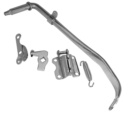 Picture of JIFFY STAND KIT W/ADJ LEG STOP FL FX 4 SPD 36/85 ST 1984/1988 W/O NUT & MTG HARDWARE, CP