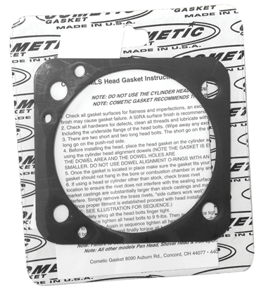 Picture of CYLINDER BASE GASKET, 4" BT 84/99 .020" RPLS HD#16777-96X