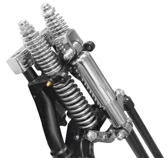 MID-USA Motorcycle Parts. SPRINGER SHOCK KIT FOR ANTIQUE SPRINGER CHROME