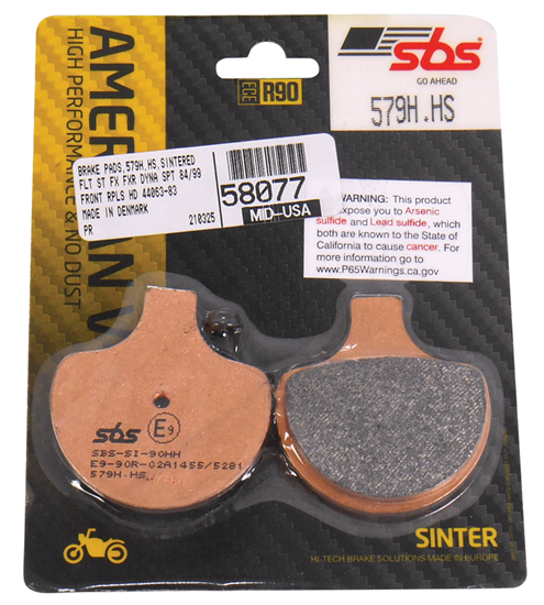 Picture of OE STYLE BRAKE PADS FOR BIG TWIN & SPORTSTER