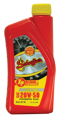 Picture of SCHAEFFER'S EXTREME V-TWIN SYNTHETIC PLUS 20W-50 OIL