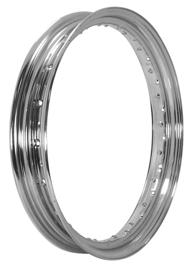 Picture of CHROME STEEL RIM,23 X 3.00 40 SPOKE DROP CENTER