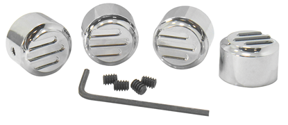 Picture of ENGINE HEAD BOLT COVERS, CP BT L85/L*,SPORTSTER 86/L* SPEEDLINE