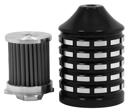 Picture of OIL FILTER/COOLER KIT,BLACK FITS ALL BT 1980/L*, XL 84/L* 3/4-16 THD, SPEED LINER