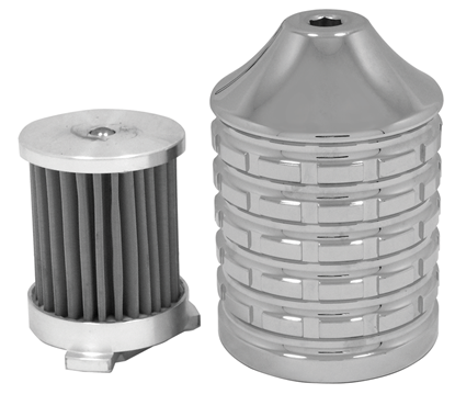 Picture of OIL FILTER/COOLER KIT,CHROME FITS ALL BT 1980/L*, XL 84/L* 3/4-16 THD,SPEED LINER