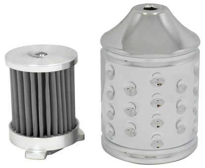 Picture of OIL FILTER/COOLER KIT,CHROME FITS ALL BT 1980/L*, XL 84/L* 3/4-16 THREAD, GALAXY