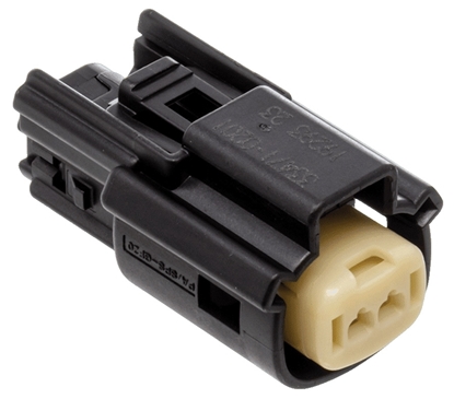 Picture of BLACK 16 PIN FEMALE HOUSING UW MOLEX PIN TYPE WIRE END HD 72166-07BK, NM-33472-1601