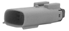 Picture of GRAY 3 PIN MALE HOUSING UW MOLEX PIN TYPE WIRE END HD 72513-07GY, NM-33481-0302