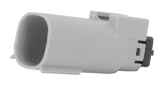 Picture of GRAY 4 PIN MALE HOUSING UW MOLEX PIN TYPE WIRE END HD 72415-07GY, NM-33482-4002
