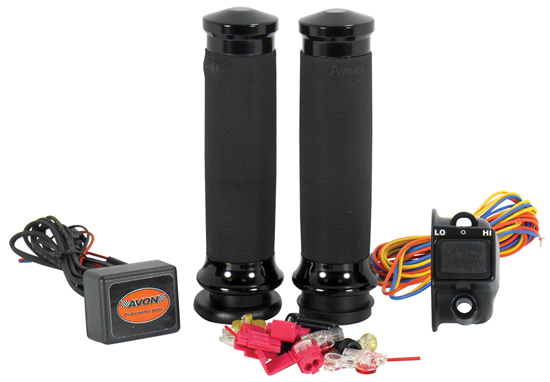 Picture of HAND GRIPS,CUSTOM CONTOUR AVON HEATED,BLACK,FLY-BY-WIRE CC-86-AN-FLY-HT