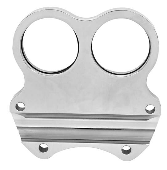 Picture of BILLET DUAL MINI GAUGE MOUNT FITS 1-7/8" GAUGES CHROME PLATED