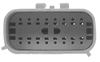 Picture of GRAY 16 PIN MALE HOUSING UW MOLEX PIN TYPE WIRE END HD 72492-07GY, NM-33482-1602