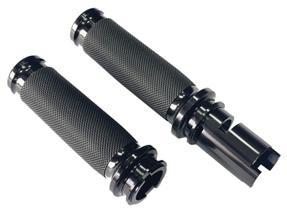 Picture of THROTTLE CONTROL W/GRIPS,BLACK FITS 2023/L* TOURING MODELS TBW,TORNADO STYLE RUBBER