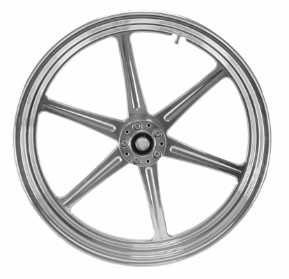 Picture of REVOLVER WHEEL,POLISHED 18"X 5.5" REAR,25MM BEARINGS