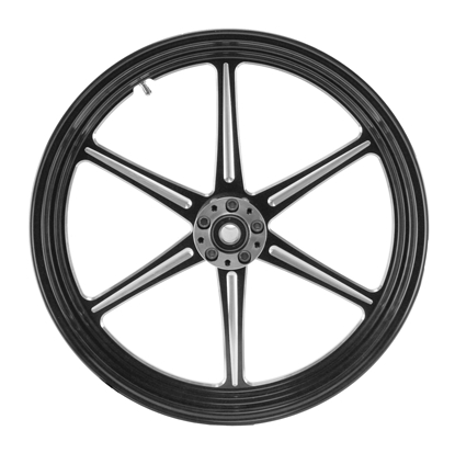 Picture of REVOLVER WHEEL,BLACK CUT 21"X 3.5" FRONT,25MM BEARINGS SINGLE DISC