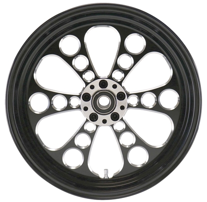 Picture of KOOL KAT WHEEL,BLACK CUT 16"X 3.5" REAR,25MM BEARINGS