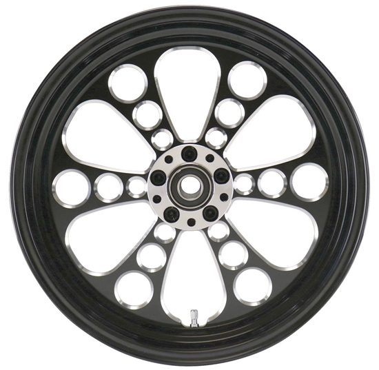 Picture of KOOL KAT WHEEL,BLACK CUT 18"X 5.5" REAR,25MM BEARINGS