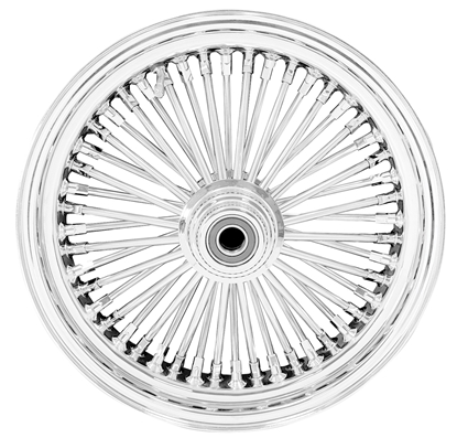 Picture of FAT SPOKE WHEEL,CHROME 18"X 5.5" REAR,25MM BEARINGS 48 SPOKES