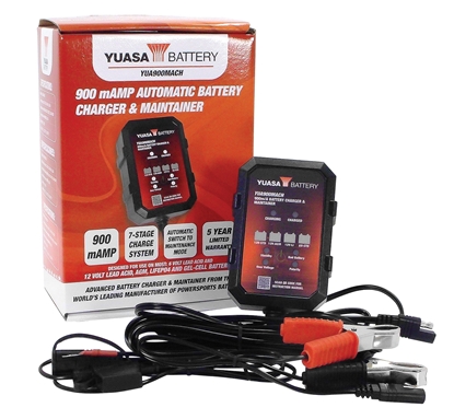Picture of BATTERY CHARGER/MAINTAINER MOST 6V AND 12V LEAD ACID,AGM LITHIUM,GEL CELL, 900M AMP