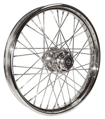 Picture of 40 SPOKE WHEEL,21" X 3.25" CP FXST & FXWG 1984/1999 TAPERED BEARINGS