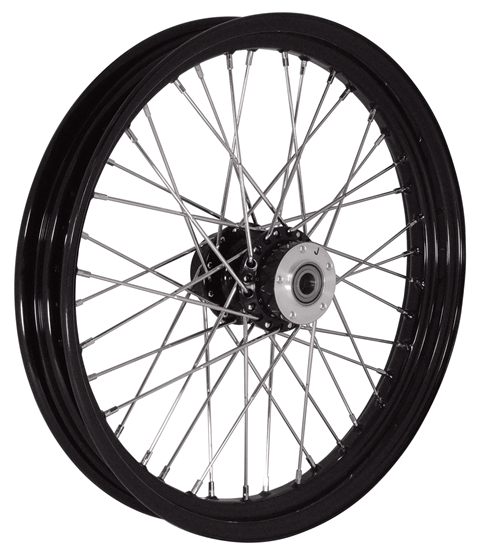 Picture of 40 SPOKE WHEEL,21" X 3.25" FXST & FXDWG 1984/1999 BLACK RIM & HUB
