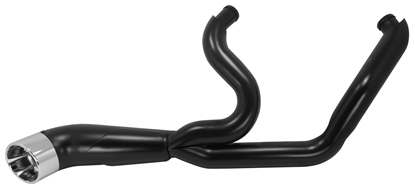 Picture of 2 INTO 1 EXHAUST SYSTEM,BLACK TOURING MODELS 2017/LATER* INCLUDES DEEP CUT CHROME TIP